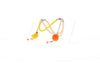 Fifi's World FK010 FIO KIDS SALMAO POMPOM LARANJA