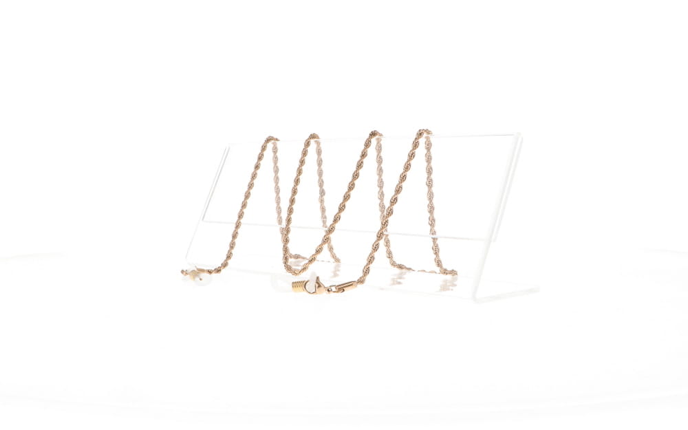 Fifi's World FG010 FIO CORRENTE ENTRELACADA ROSE GOLD