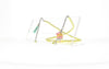 Fifi's World FK010 FIO KIDS AMARELO GELADO POMPOM TURQUESA