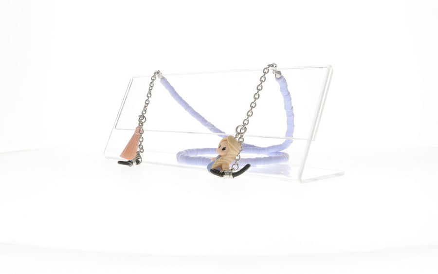 Fifi's World FK010 FIO KIDS LAVANDA C/ BONECA E POMPOM SALMAO