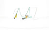 Fifi's World FK006 FIO KIDS CORRENTE VERDE C/FLOR E POMPOM AMARELO