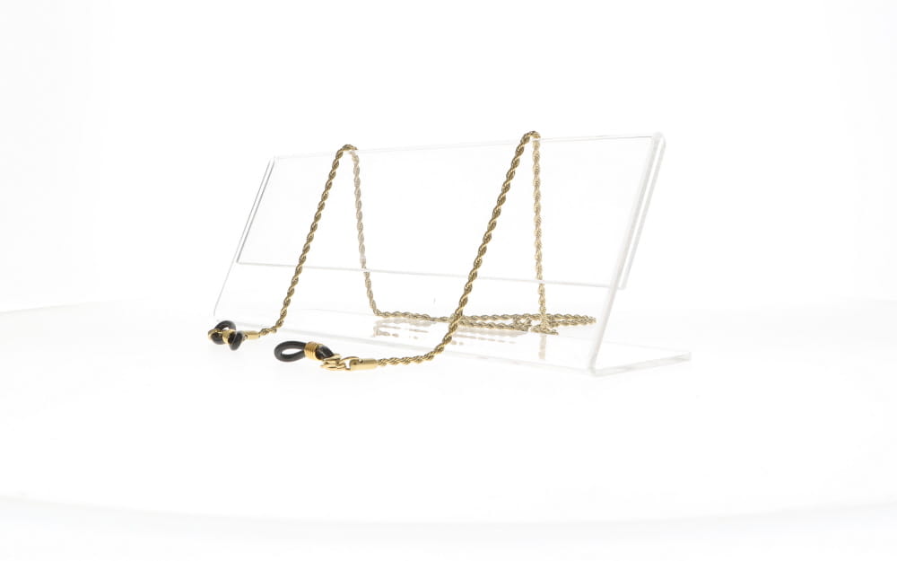 Fifi's World FG007 FIO CORRENTE ENTRELACADA DOURADO