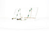 Fifi's World F EL 007 FIO CORRENTE DOURADO C/ PEDRAS VERDES